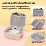 Cwatcun D218 Large Handheld Instant Camera Bag Portable Lightweight CCD Storage Bag, D218 - Imagen 3