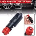 12V-24V No Welding Car Mounted Cigarette Lighter Plug European Cigarette Lighter Plug Car Indent, Car Cigarette Lighter Plug - Imagen 2