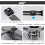 For DJI AIR3/MINI 4PRO BRDRC UAV Upload Bracket, Holder+Adapter - Imagen 4