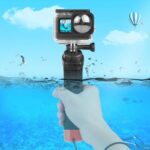 Empuñadura flotante para cámara de acción GoPro/DJI/Insta360, resistente al agua y con cable de acero antipérdida. - Imagen 2