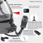 Soporte de mentón para casco giratorio de 360 grados para cámara GoPro HERO/Insta360/DJI Osmo Action POV - Imagen 4