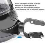 Soporte de mentón para casco giratorio de 360 grados para cámara GoPro HERO/Insta360/DJI Osmo Action POV - Imagen 5