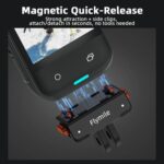 Flymile Plastic Magnetic Quick-Release Base For Insta360 Ace Pro 2/X5/X4/X3/X2/Ace Pro/Ace, 2-claw - Imagen 3