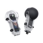 Estuche de buceo AMigisn de 60 m/196 pies con liberación rápida, totalmente invisible, impermeable y sumergible para Insta360 X5
