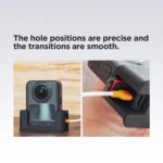 For DJI Osmo 360 Action Camera CYNOVA Silicone Mount Base Desktop & Car Holder, Desktop Base - Imagen 4