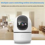 10Moons Indoor 4G Network Camera Home Remote Mobile Wireless HD Monitor - Imagen 3