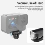 aMagisn Magnetic Quick Release Adapter for GoPro HERO13/12/11/10/9/8/11 Mini/MAX, Separate Base Unit - Imagen 7