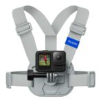 TELESIN S2-CGP-01GY Universal Action Camera Chest Belt Bracket Quick Release Chest Strap Mount, S2-CGP-01GY