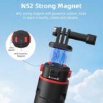 Flymile 1.63m Magnetic Quick-Release Tripod Selfie Stick for Action Cameras for Vlogging, Outdoor Sports, FLY018_2 - Imagen 3