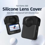 For DJI Osmo 360 Camera Silicone Lens Cap Dustproof & Anti-Scratch Lens Cover Protector - Imagen 3