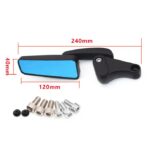 Espejo retrovisor reflectante universal para asistencia de marcha atrás en motocicleta - Imagen 2