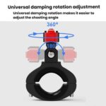 Action Camera Magnetic Quick Release Bike Mount, For GoPro HERO13 Black /12 Black /11 Black/10 Black/9 Black/8 Black, 360 Degree Damping Rotary - Imagen 2