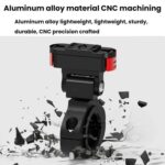 Action Camera Magnetic Quick Release Bike Mount, For GoPro HERO13 Black /12 Black /11 Black/10 Black/9 Black/8 Black, 360 Degree Damping Rotary - Imagen 6