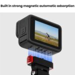 Action Camera Magnetic Quick Release Bike Mount, For GoPro HERO13 Black /12 Black /11 Black/10 Black/9 Black/8 Black, 180 Degree Adjustable - Imagen 8
