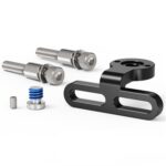 Bicycle Stem Camera Mount Cycling Front Light Bracket For Shooting, 1/4 Arri Positioning