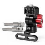 Bicycle Stem Camera Mount Cycling Front Light Bracket For Shooting, 1/4 Front Rear Adjustment