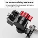 Bicycle Stem Camera Mount Cycling Front Light Bracket For Shooting, 1/4 Arri Positioning - Imagen 5