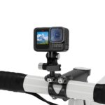 Bicycle Stem Camera Mount Cycling Front Light Bracket For Shooting, 1/4 Front Rear Adjustment - Imagen 8