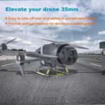 For DJI Mavic 4 Pro Drone YX  Foldable Heightening Landing Gear with Reflective Strips - Imagen 3