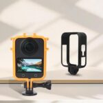 For DJI Osmo 360 Camera CQT Expansion Frame Anti-Scratch & Shockproof Protector, Ordinary Orange - Imagen 2