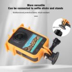 For DJI Osmo 360 Camera CQT Expansion Frame Anti-Scratch & Shockproof Protector, Ordinary Orange - Imagen 4