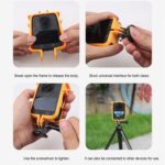 For DJI Osmo 360 Camera CQT Expansion Frame Anti-Scratch & Shockproof Protector, Cold Shoe Black - Imagen 9