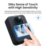For DJI Osmo 360 Camera AMagisn HD Tempered Glass Screen Protector, 2 Sets - Imagen 3