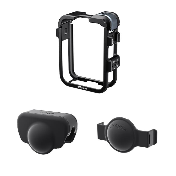 TBD0606230201A.jpg For DJI Osmo 360 AMagisn Quick-Release Metal Cage With Dual/Single Lens Caps Camera Mount Rig - Imagen 1
