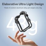 For DJI Osmo 360 AMagisn Quick-Release Metal Cage With Dual/Single Lens Caps Camera Mount Rig - Imagen 4