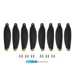 For DJI Mini 2 / Mini 2 SE Propellers 4726F Replacement Blades, 2pairs Gold Edge