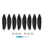 For DJI Mini 2 / Mini 2 SE Propellers 4726F Replacement Blades, 2pairs Silver Edge
