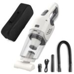 Aspiradora inalámbrica de alta potencia y fuerte succión para montaje en coche, White Brushless 12000PA