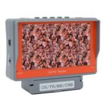 5300ACT 5 Inch HD Surveillance Tester Analog/Coaxial AHD/TVI/CVI Supports 8MP Engineering Tool, UK Plug