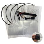 Almohadilla calefactora universal de 12 V para asientos de coche en invierno, Set 8: 5-gear + 2 Seats (4 Heating Pads)