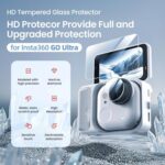 For Insta360 GO Ultra aMagisn Tempered Glass Screen Protector Camera Lens Film, 1 Set - Imagen 3