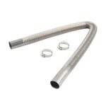 Tubo de escape roscado de acero inoxidable para calentador de estacionamiento, 60CM