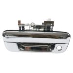 Manija de portón trasero para Isuzu D-MAX con revestimiento electrochapado, With Keyhole