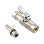 Manómetro de presión de aire para coche, boquilla de bomba de aire autoblocante de estilo alemán, Black A10499-02 - Imagen 6