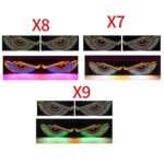 Luz indicadora LED para coche con pegatina dinámica de ojo de demonio USB para montaje en coche - Imagen 2