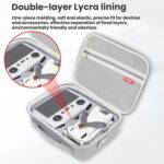 WOKEMA Pressure-Resistant Waterproof Portable Storage Bag, For DJI  Mini 4 Pro With Screen - Imagen 5