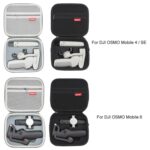 WOKEMA Handheld Gimbal Stabilizer Storage Bag, For DJI OSMO Mobile 4 / SE PU Black - Imagen 2