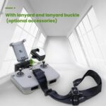 YX Adjustable Tablet Holder For DJI RC-N Remote Controller, 8-Pin Cable Set Gray - Imagen 4