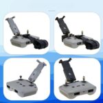 YX Adjustable Tablet Holder For DJI RC-N Remote Controller, USB-C Cable Set Gray - Imagen 9