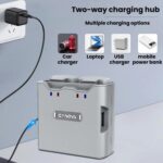 Para DJI Mini 2 / 2 SE / 4K CYNOVA C-MN-201, gestor de carga portátil de doble vía con puertos USB-C - Imagen 4