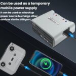 Para DJI Mini 2 / 2 SE / 4K CYNOVA C-MN-201, gestor de carga portátil de doble vía con puertos USB-C - Imagen 5