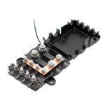 Caja de fusibles para automóviles de 6 vías, 2-500 A 32 V CC, con 2 terminales de entrada y 4 de salida., With 6 Fuses - Imagen 3