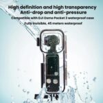 For DJI Osmo Pocket 3 HD Waterproof Case Camera Underwater Protective Cover, HD Waterproof Case - Imagen 2
