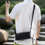 For DJI Osmo Pocket 3 Cwatcun D240 Small Storage Bag Crossbody Portable Waterproof Sports Camera Bag, D240 - Imagen 2