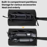 For DJI Osmo Pocket 3 Cwatcun D240 Small Storage Bag Crossbody Portable Waterproof Sports Camera Bag, D240 - Imagen 3