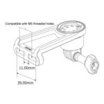 Kit de montaje de bicicleta multifuncional original con manillar independiente para DJI Osmo - Imagen 5